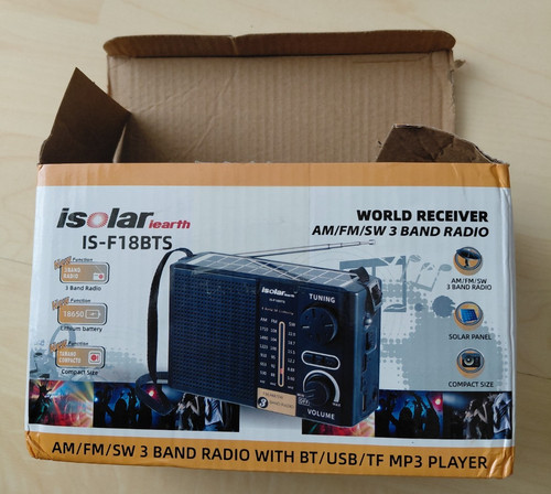 Band radio solar - 3,