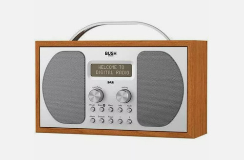 Bush wooden dab radio - bush,